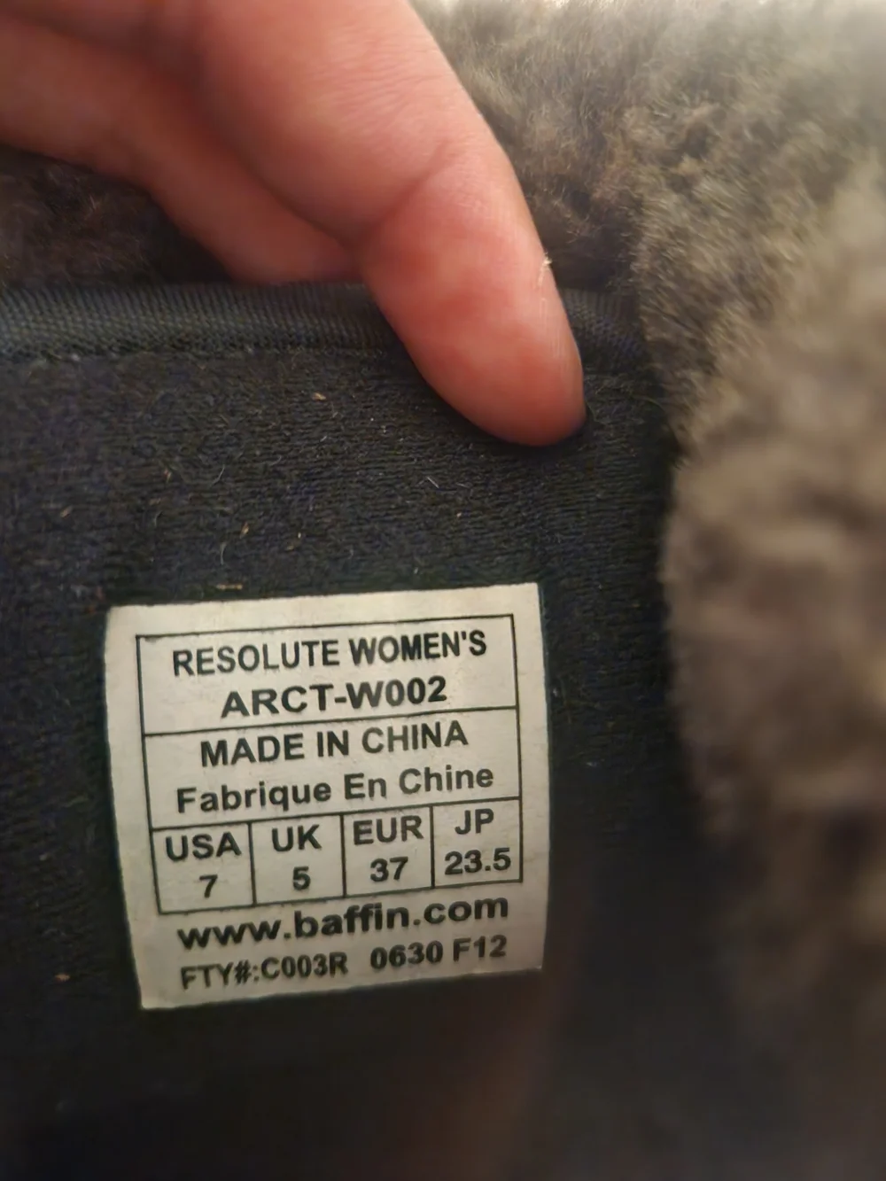 Baffin Tall Insulated Winter Boots in Black